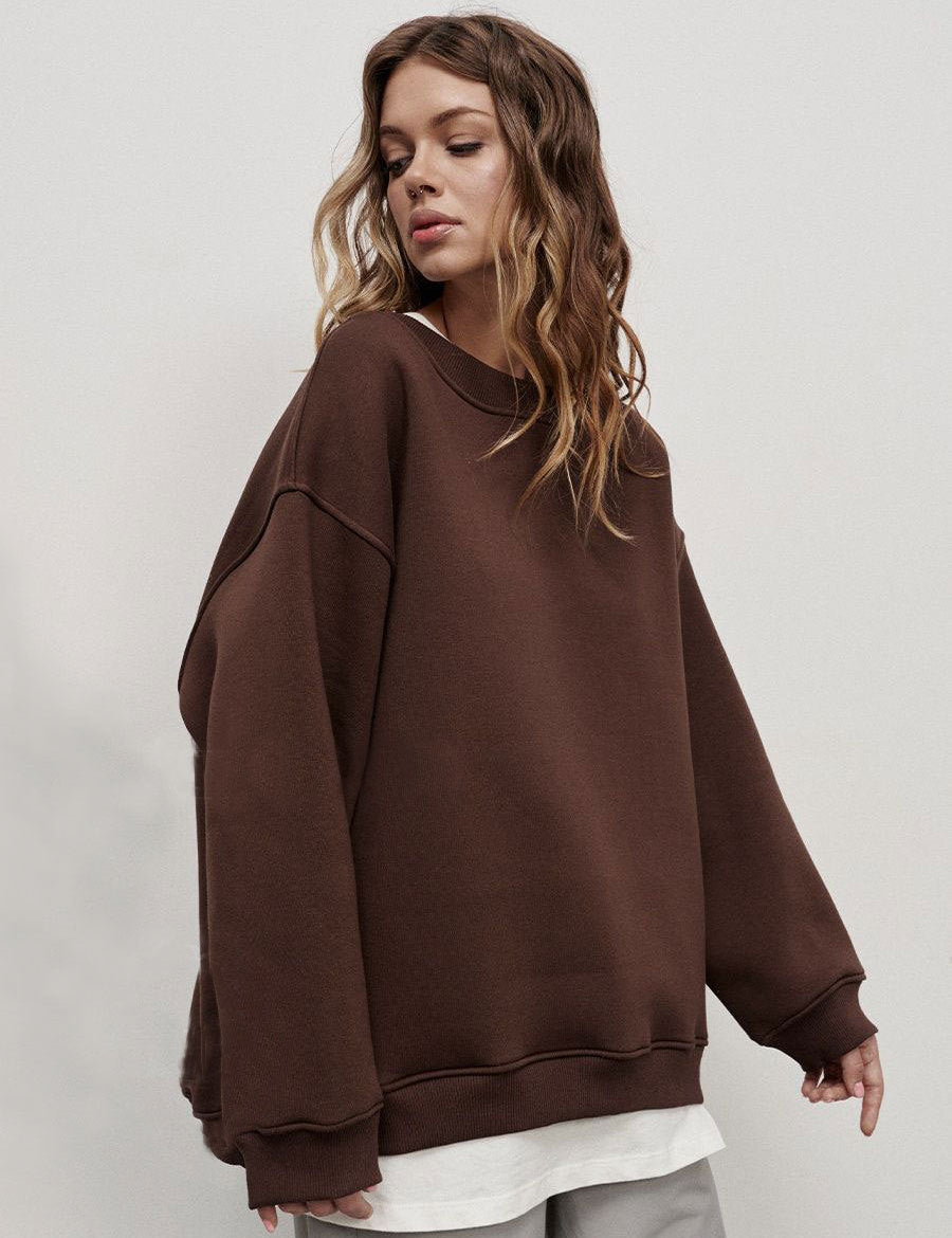 Women's Oversized Sweater - Casual Loose Fit Pullover for Everyday Wear 8