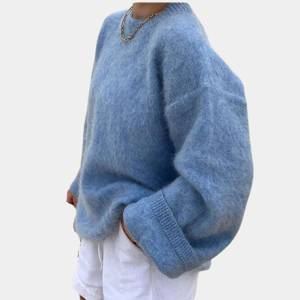 Women's Oversized Sweater - Soft Knitted Sweater for Spring 2