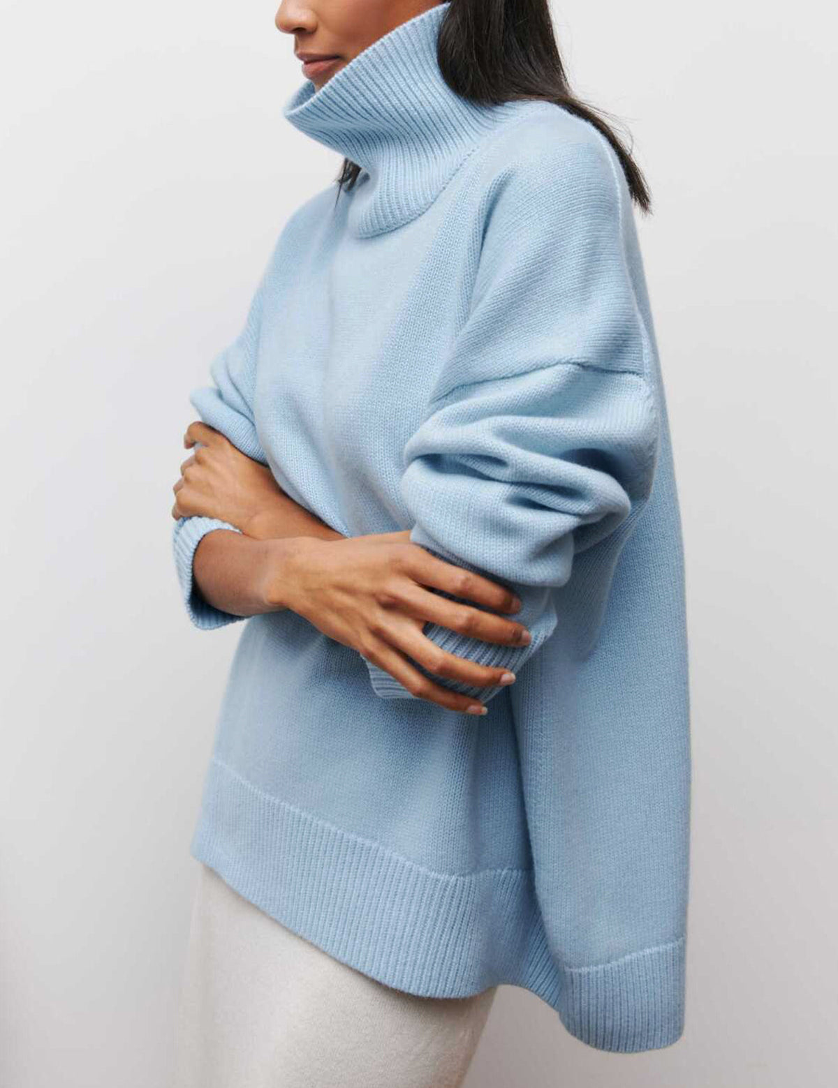 Women's Oversized Turtleneck Sweater 1