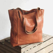 Women's PU Leather Tote Bag - Stylish Handbag for Everyday Use 0