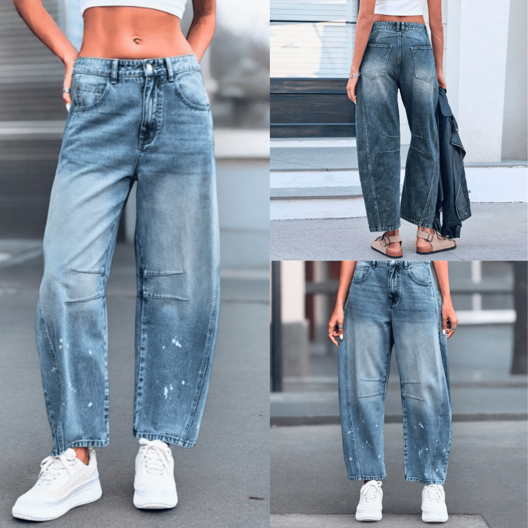Women's Relaxed Fit Jeans - Soft Denim, Comfortable & Versatile Style 6