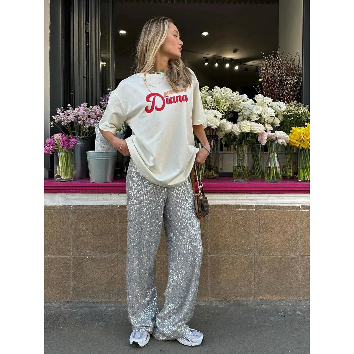 Women's Sequin Trousers for Glamorous Occasions 3