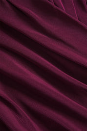 Women's Sheer Mesh Top - Elegant Going Out Top with Ruching Details 4