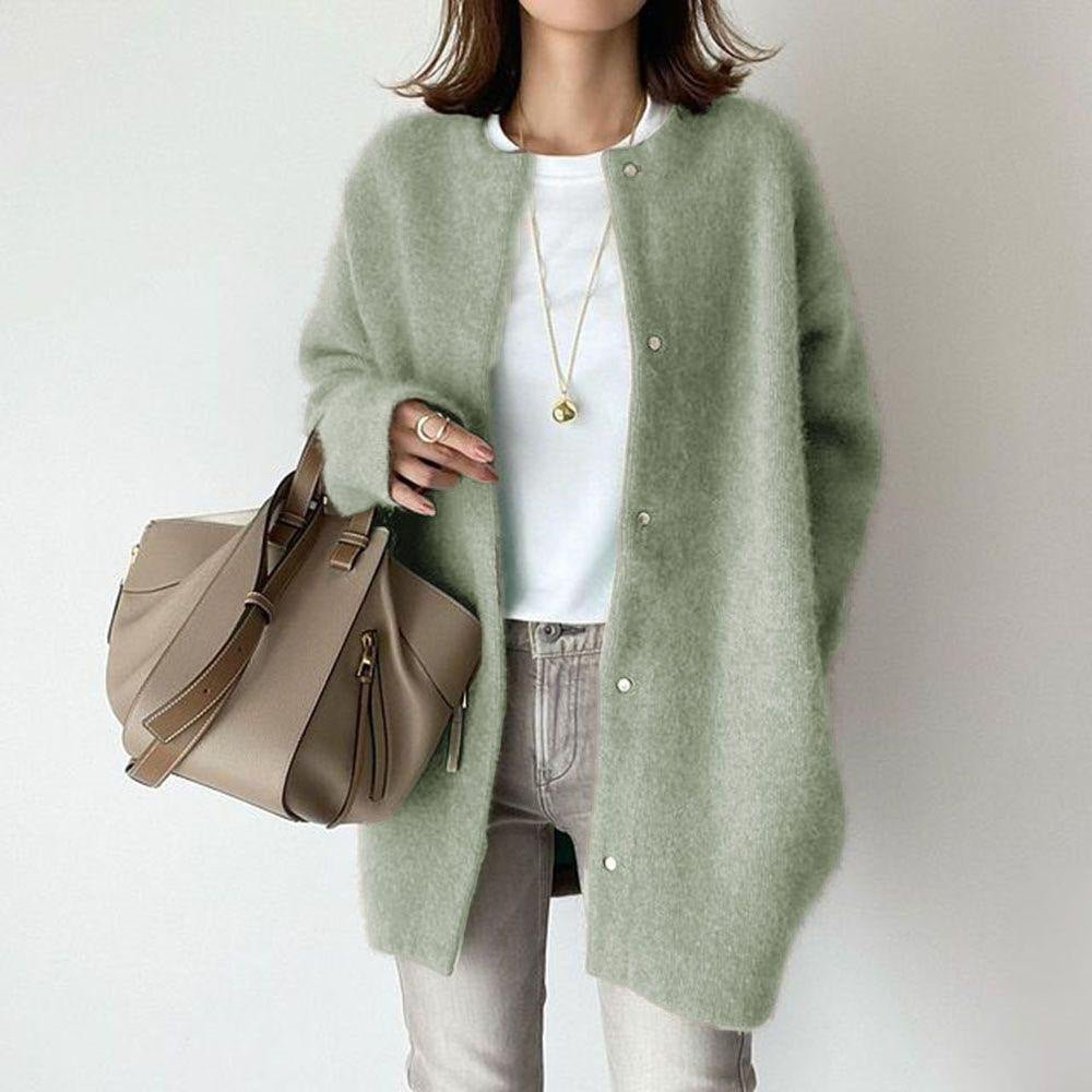 Women's Slimming Long Cardigan Coat - Stylish and Comfortable Layering Piece 8