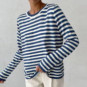 Women's Striped T-Shirt - Lightweight Long Sleeve Womens Shirt for Comfort 0