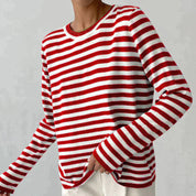 Women's Striped T-Shirt - Lightweight Long Sleeve Womens Shirt for Comfort 10