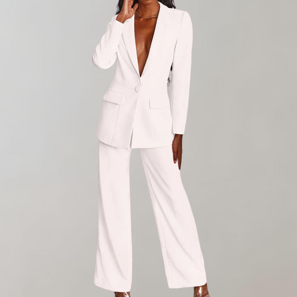 Women's Suit - Blazer and Trousers Set for Women, Tailored Design, Slim Fit 11
