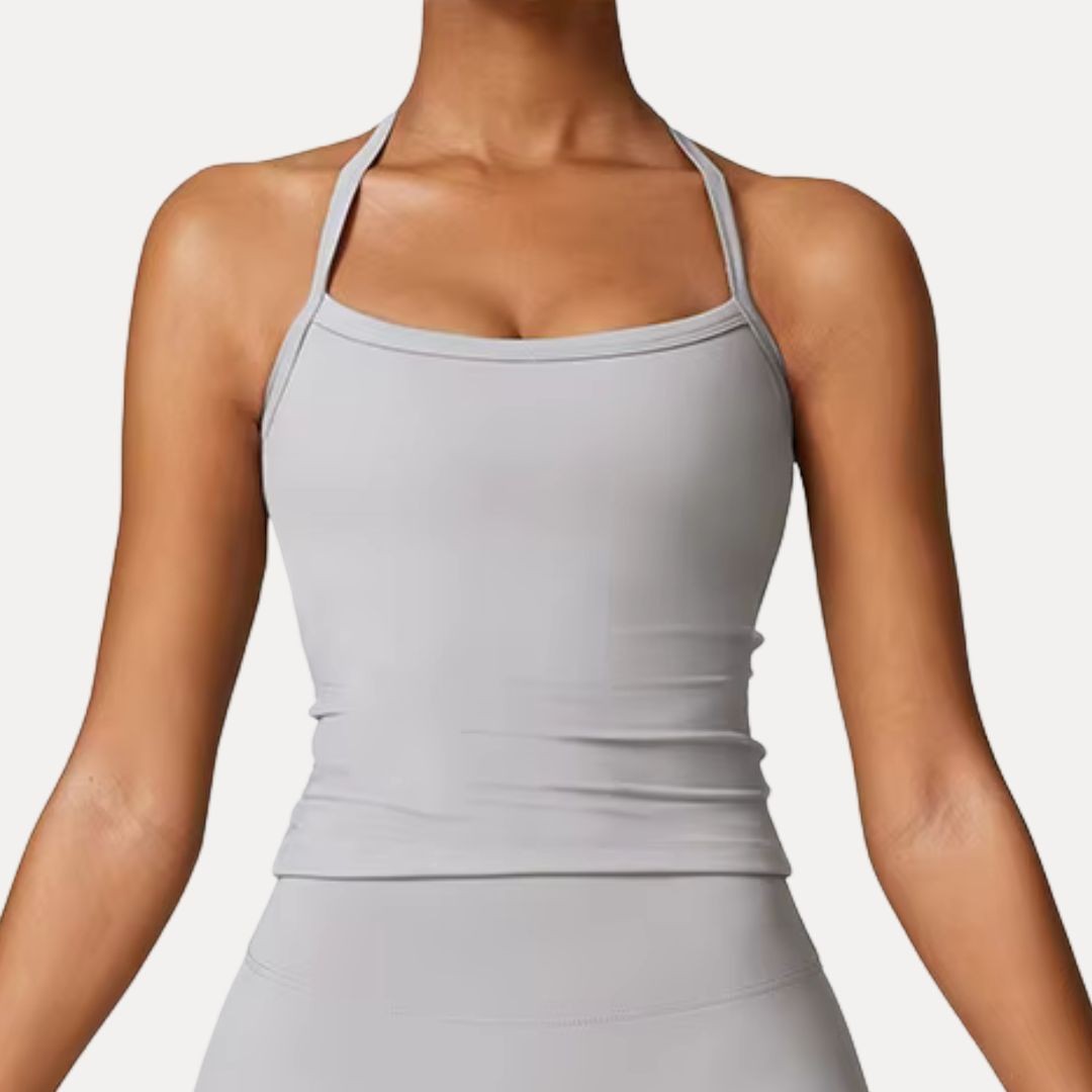 Women's Tank Top with Built-In Bra - Moisture-Wicking Workout Top 3