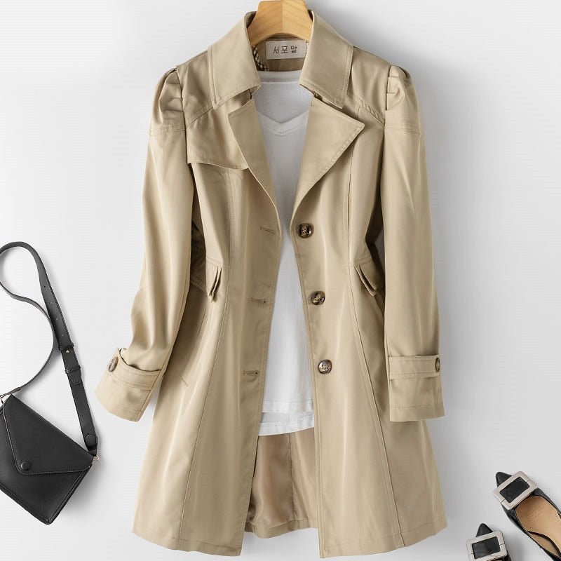 Women's Trench Coat - Versatile Stylish Outerwear for Any Occasion 2