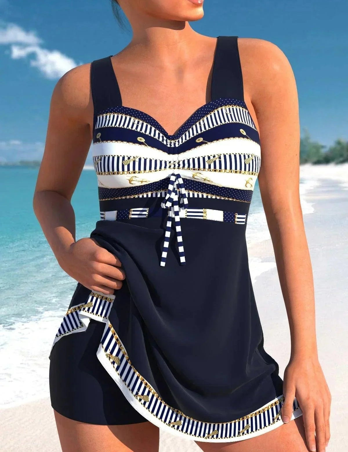 Women's Tummy Control Tankini Set 1