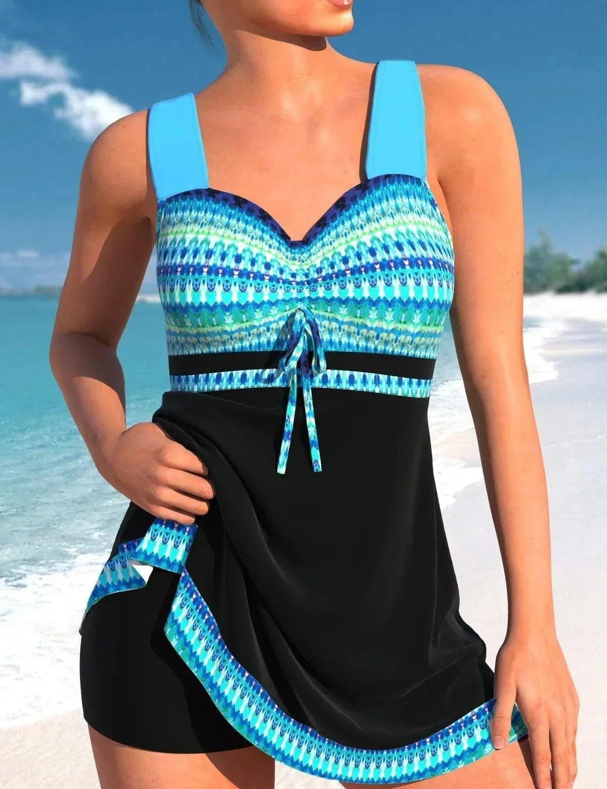Women's Tummy Control Tankini Set 2