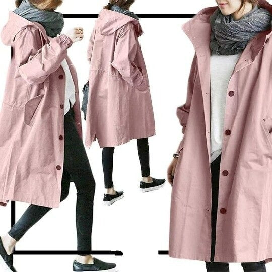 Women's Water-Repellent Trench Coat - Elegant and Stylish Women's Coat 8