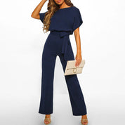 Women's Wide Leg Jumpsuit - Elegant and Comfortable One-Piece Outfit 1