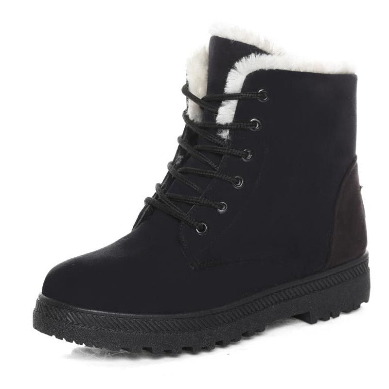 Women's Winter Boots with Cozy Lining - Stylish and Durable for Cold Weather 0