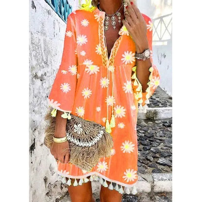 Janine Daisy Bohemian Dress