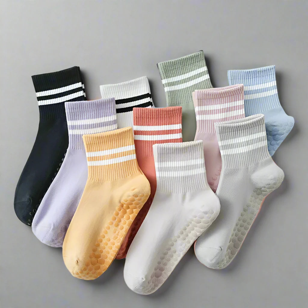 FlexHold Yoga & Pilates Grip Socks For Women