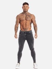 Men's Slim Fit Stretch Denim Pants - Comfortable Modern Style for Casual or Formal Wear-4