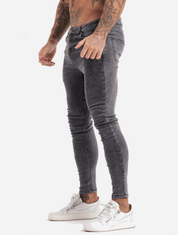 Men's Slim Fit Stretch Denim Pants - Comfortable Modern Style for Casual or Formal Wear-2