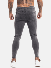 Men's Slim Fit Stretch Denim Pants - Comfortable Modern Style for Casual or Formal Wear-3