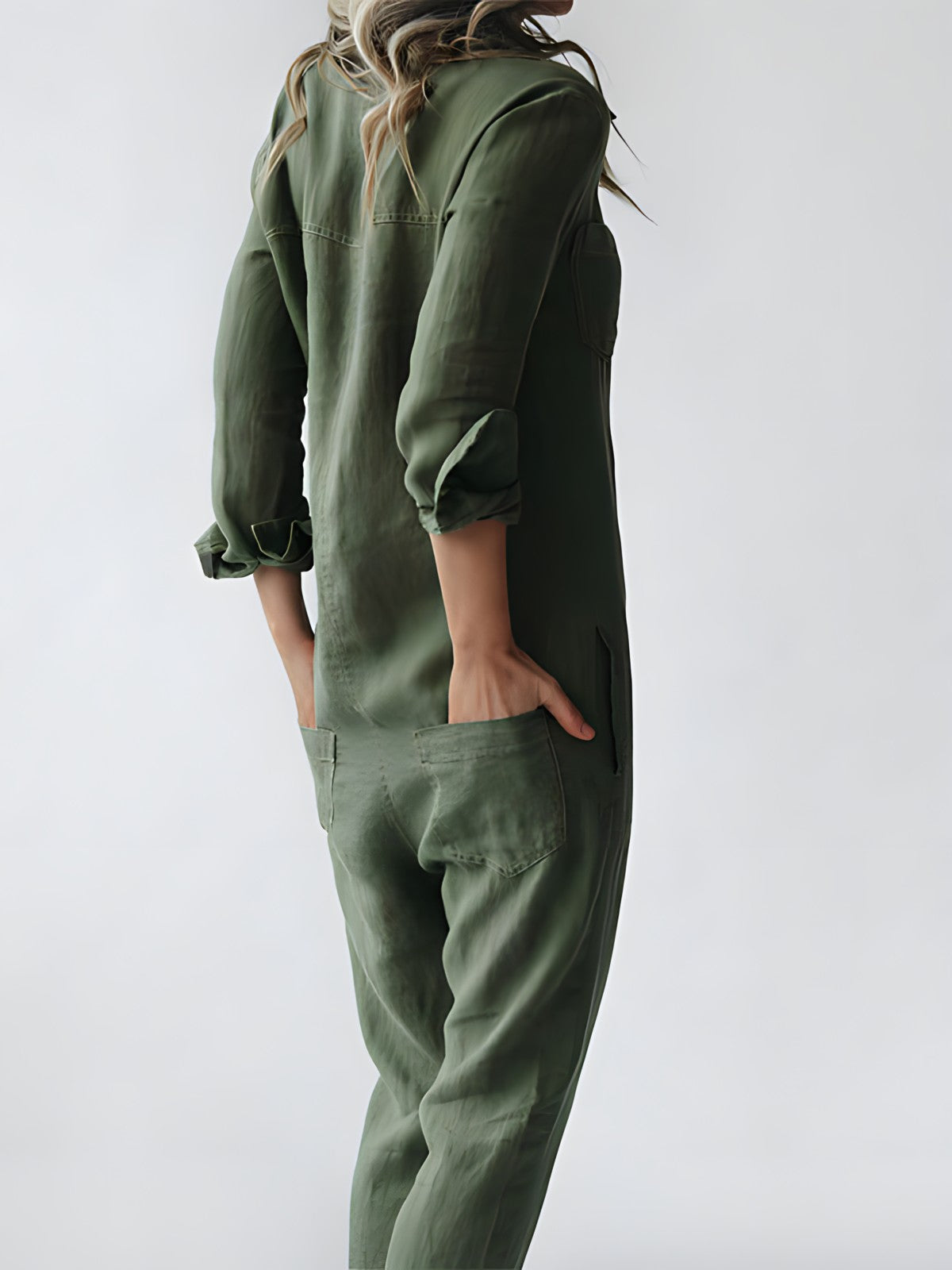 Isla Long-Sleeve Jumpsuit