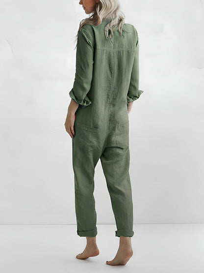 Isla Long-Sleeve Jumpsuit