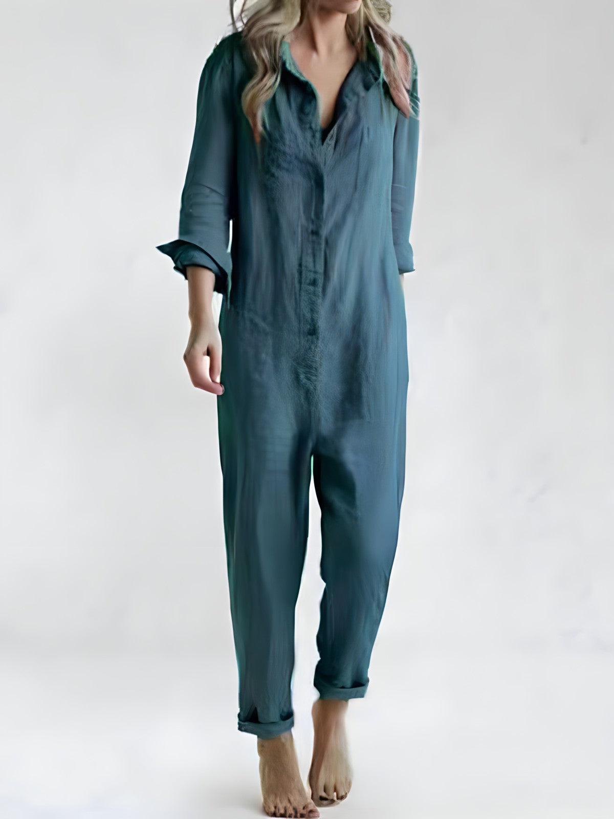 Isla Long-Sleeve Jumpsuit