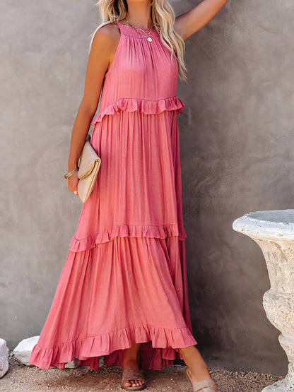 Iren Flowy Summer Maxi Dress