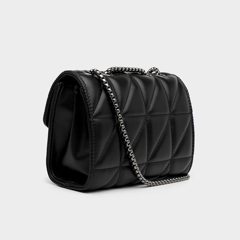 Luxe Noir Crossbody Bag
