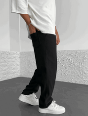 Men's Long Sleeve Ribbed Top - Casual Stylish Shirt for Everyday Wear-3