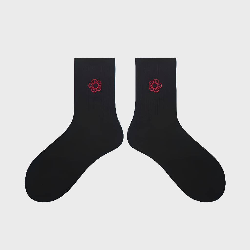 FloralDay Unisex Crew Socks - 1 Pair