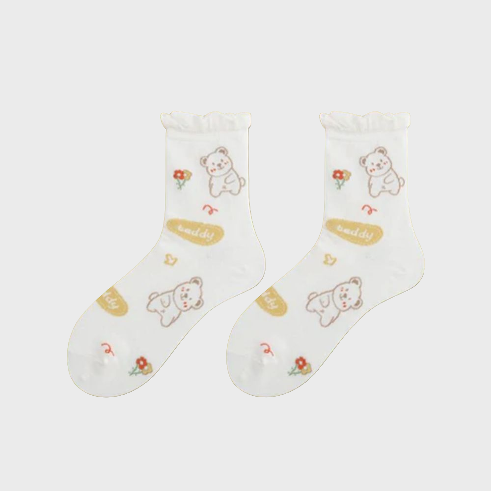 BearVibe Crew Socks for Women