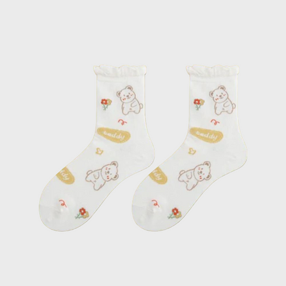 BearVibe Crew Socks for Women