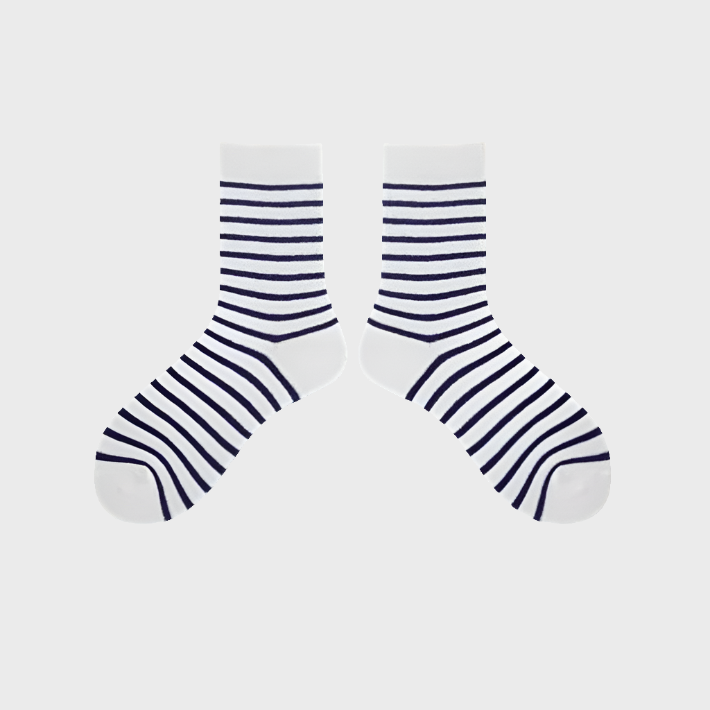 PlaidPair Women's Cotton Mid Length Socks - 1 Pair