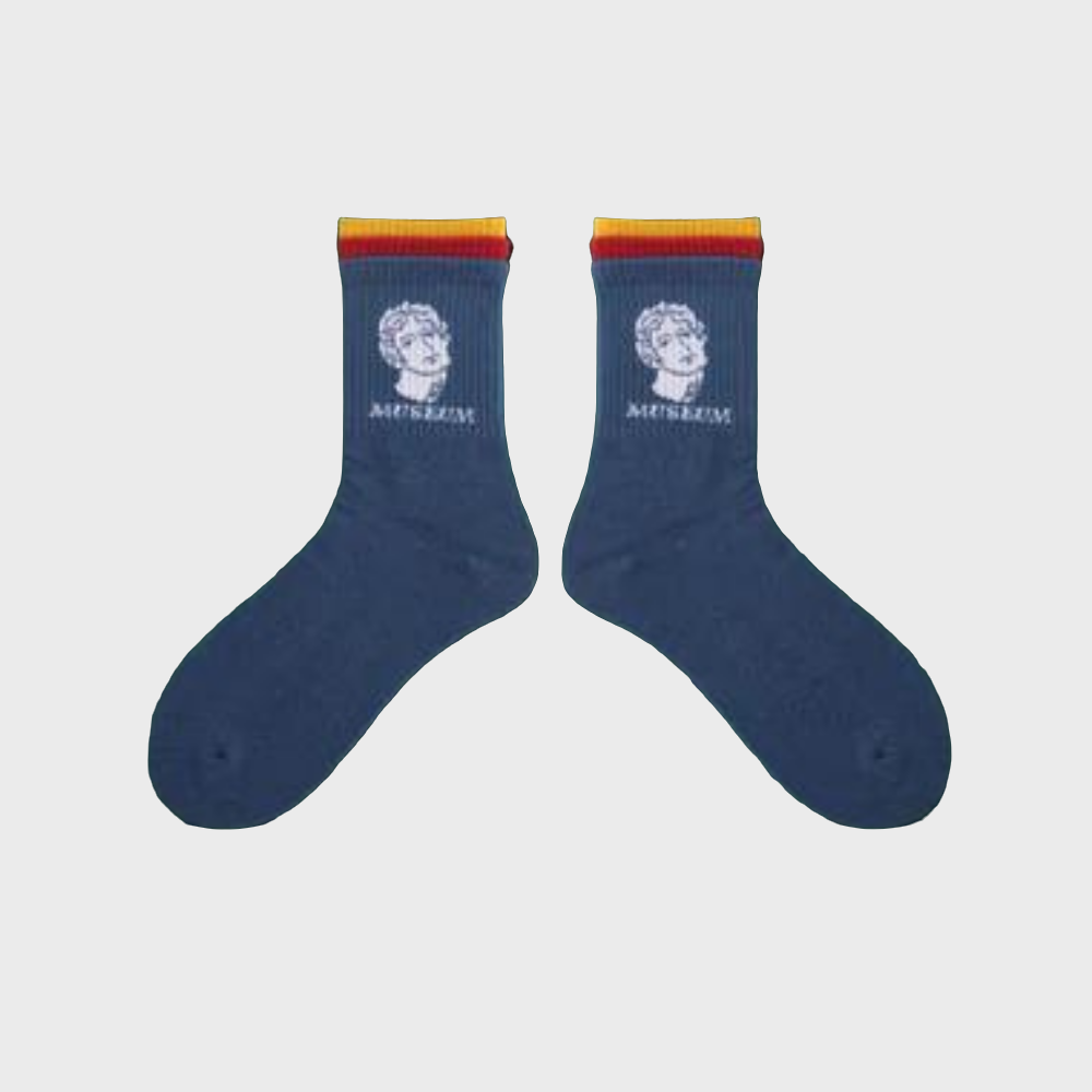 PulseFeet Colored Unisex Crew Socks - 1 Pair