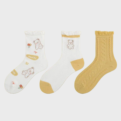 BearVibe Crew Socks for Women