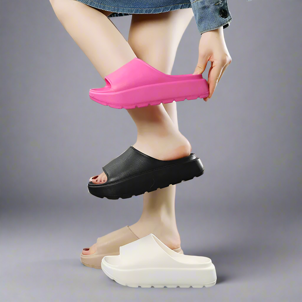 ThickSole Platform Summer Slides For Women