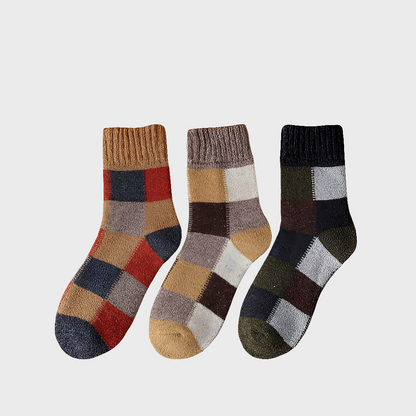 PremiumWinter Men's Winter Wool Socks - 3 Pairs