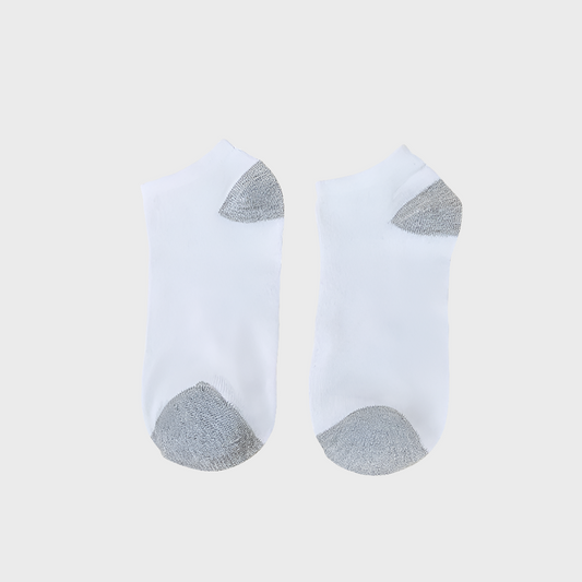 CrispCool Men's Cotton Breathable Ankle Socks - 10 Pairs