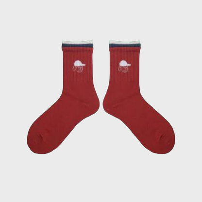 PulseFeet Colored Unisex Crew Socks - 1 Pair