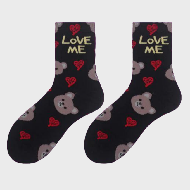 CatLove Women's Comfortable Crew Socks