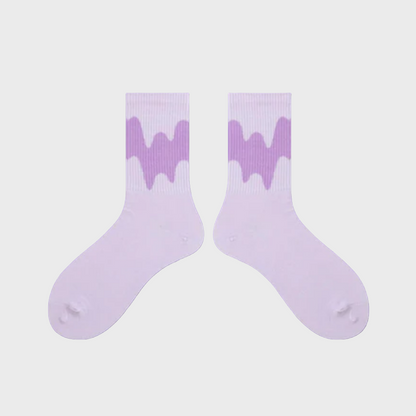 FadeWave Unisex Crew Socks