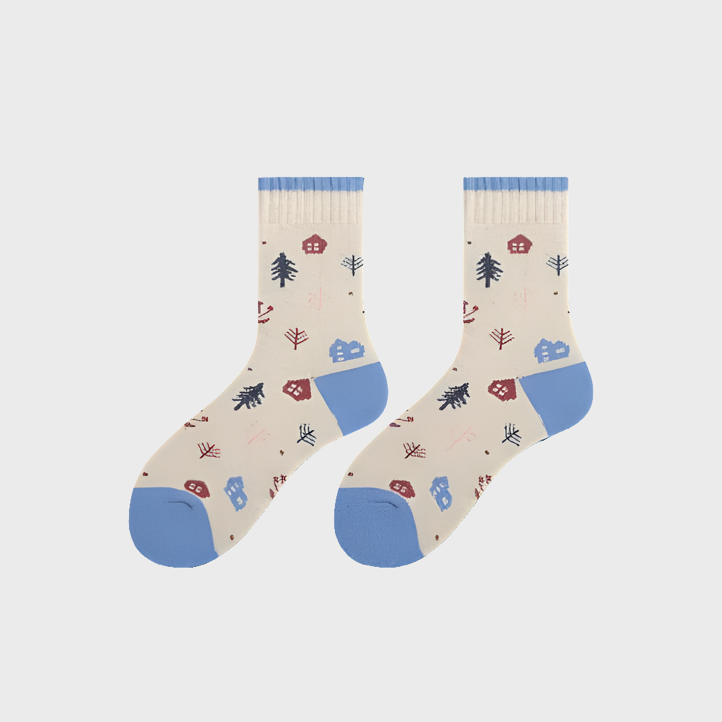 EaseElevate Cotton Unisex Crew Socks