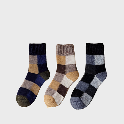 PremiumWinter Men's Winter Wool Socks - 3 Pairs