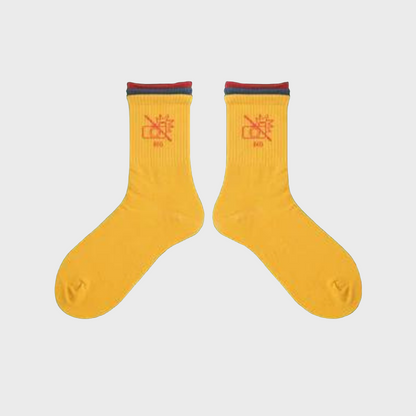 PulseFeet Colored Unisex Crew Socks - 1 Pair