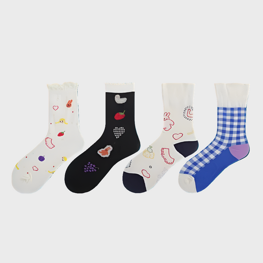 SweetPattern Women's Crew Socks