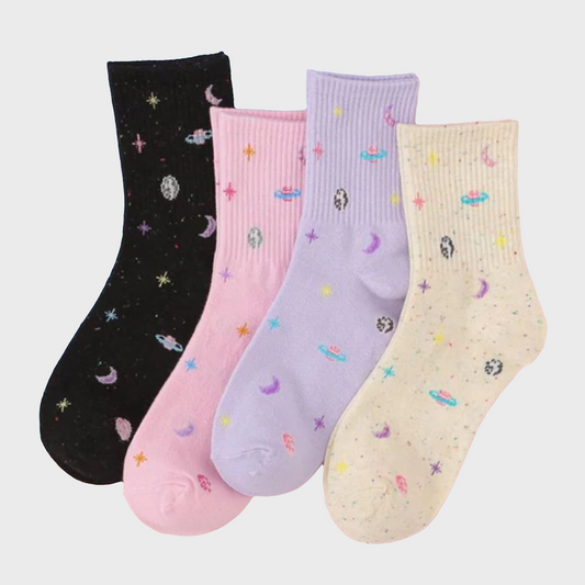 NightSpace Women's Crew Socks