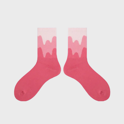 FadeWave Unisex Crew Socks