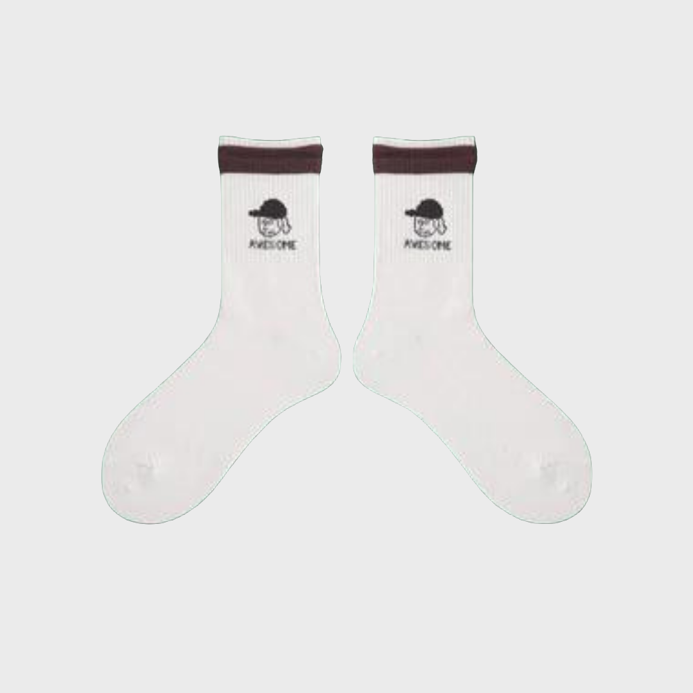 PulseFeet Colored Unisex Crew Socks - 1 Pair