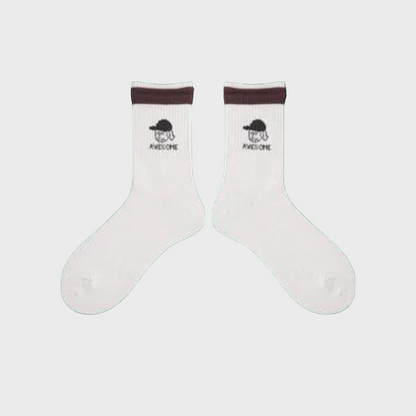 PulseFeet Colored Unisex Crew Socks - 1 Pair