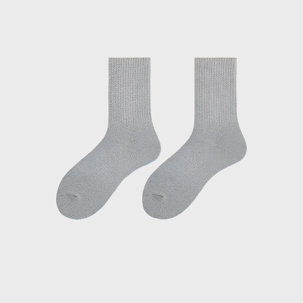 PulseCalm Men's Cotton Crew Socks - 1 Pair